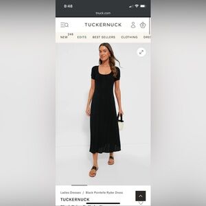 Tuckernuck Black Pointelle Dress
